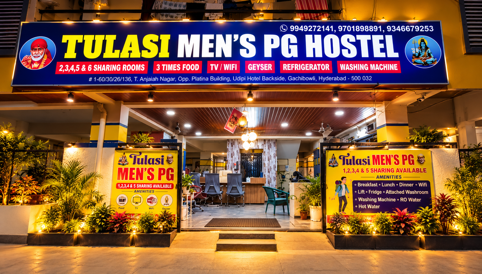 Tulasi Men's PG hostel exterior